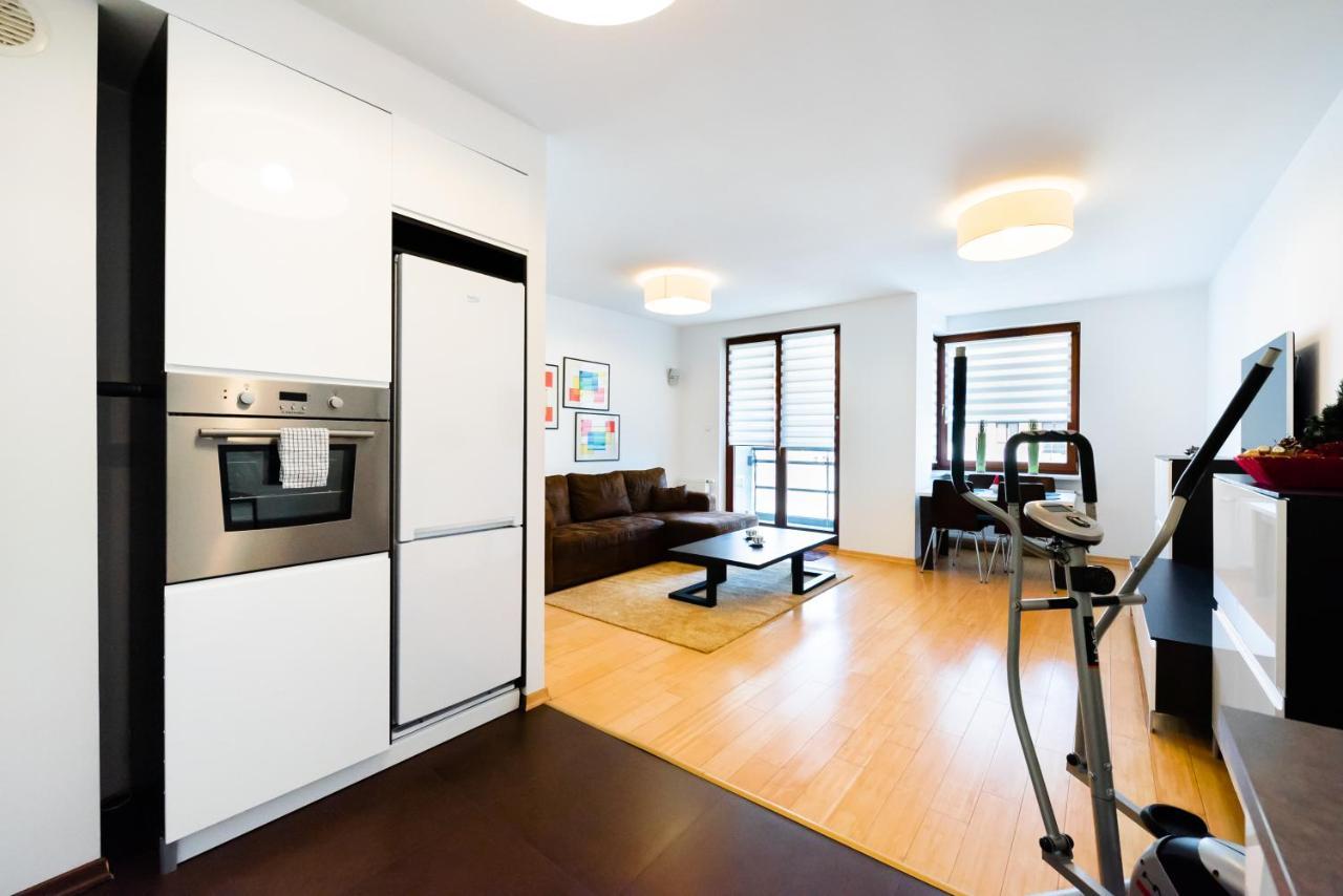Mokotow Sunlight Apartment Warschau Exterior foto